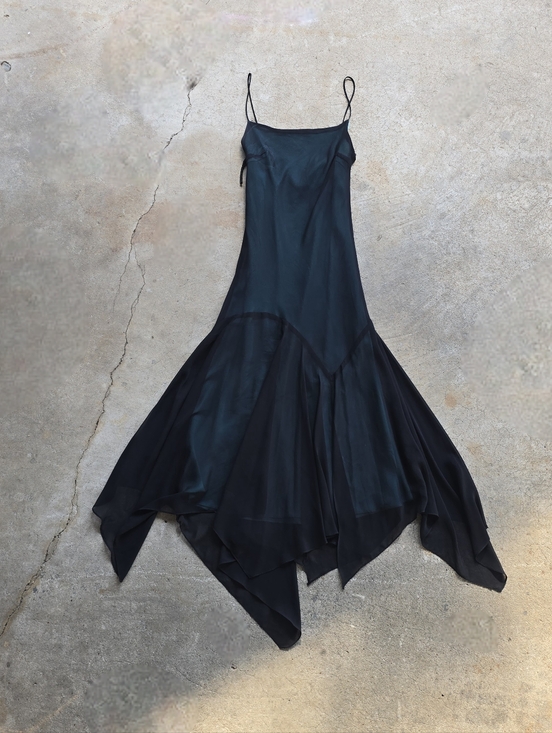 Dresses & Skirts - Vintage Y2K Whimisgoth Dark Mystical Fairy Grunge Dress Small